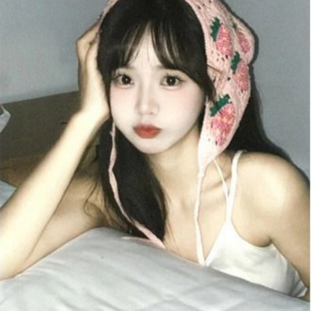예쁜 여성 삼각두건 반다나 스카프 헤어 여름 레이스 꽃무늬 페이즐리 페션 요리 플라워 실내 - 상세 이미지 5
