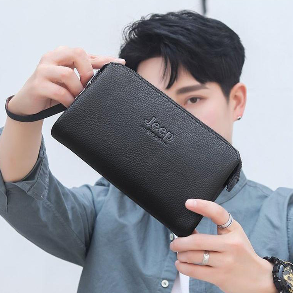 남자손가방 남성 클러치백 파우치백 미니 손가방 가죽