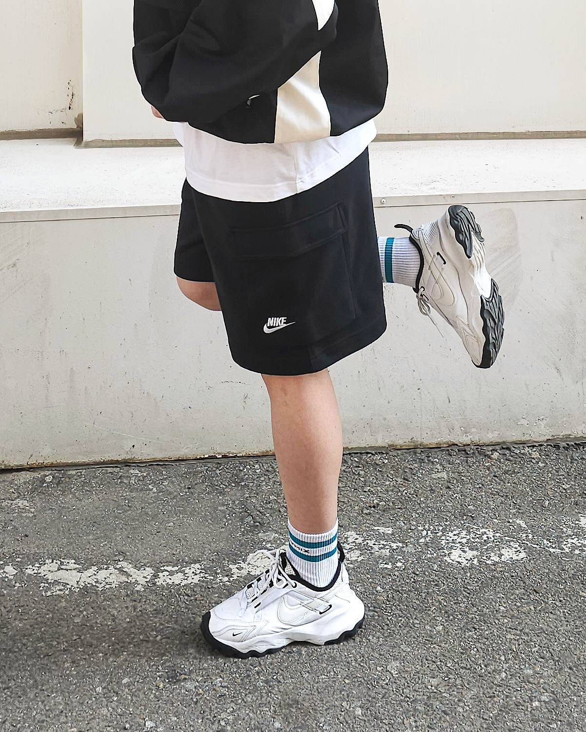 나이키 프렌치테리 트레이닝 카고 반바지 쇼츠 버뮤다 팬츠 DD7015블랙, M - 상세 이미지 4