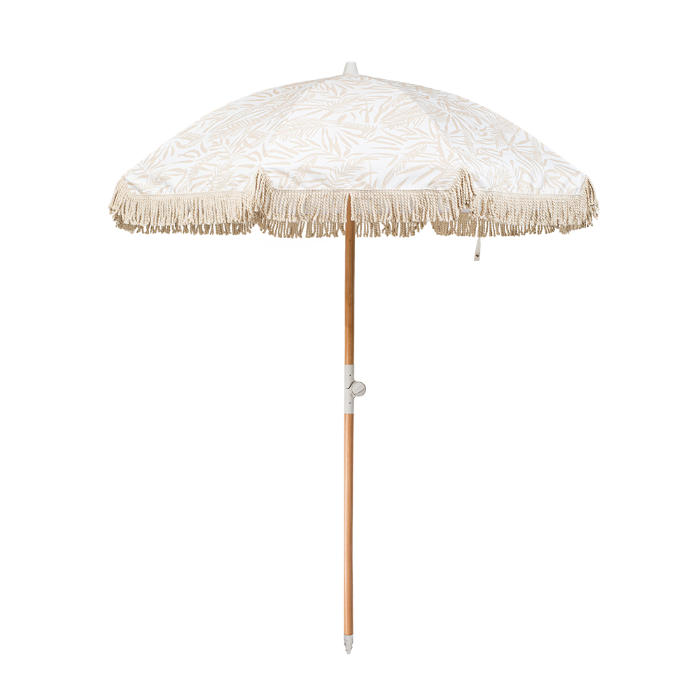 아이두젠 파라솔레 파라솔 대형 휴대용 비치 감성 캠핑 테슬그늘막 면혼방 TC 원단 보타닉 베이지