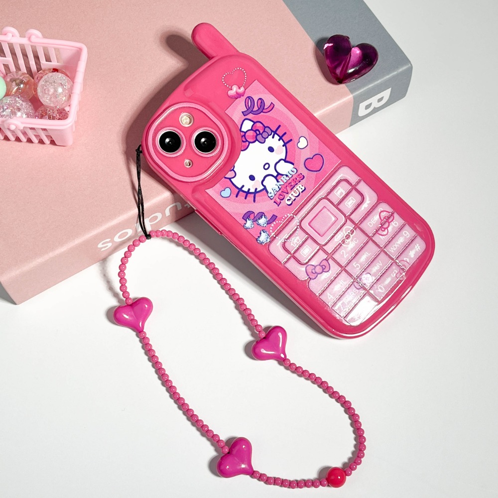 러블리 하트 스트랩 휴대폰스트랩