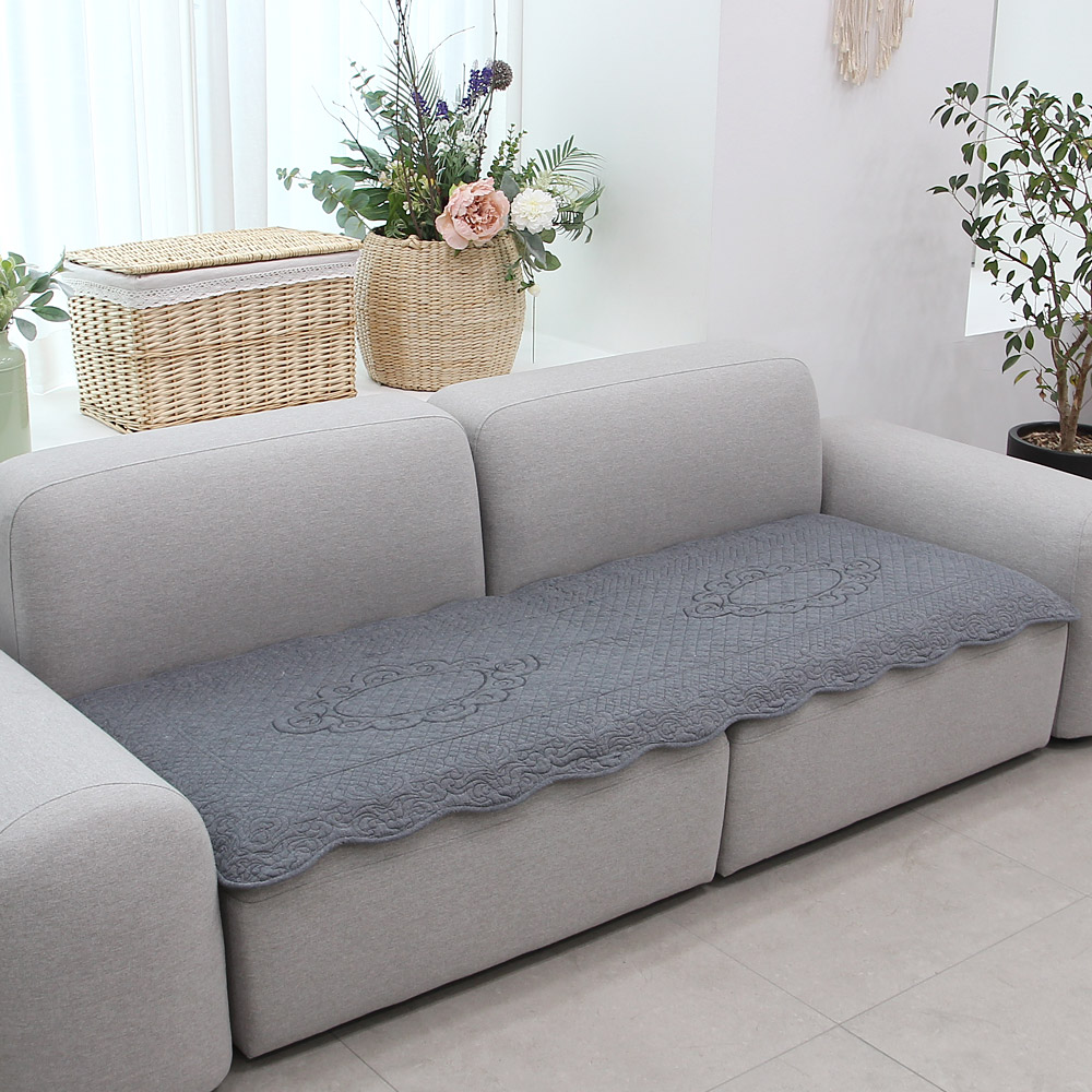 순면 목화솜 오브종 클레오 소파패드 3인용 사계절