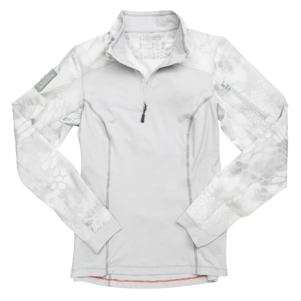 5.11 택티컬 여성용 라피드 하프 집업 (크립텍 예티) - WM Rapid Half Zip (Kryptek Yeti) - 상세 이미지 4