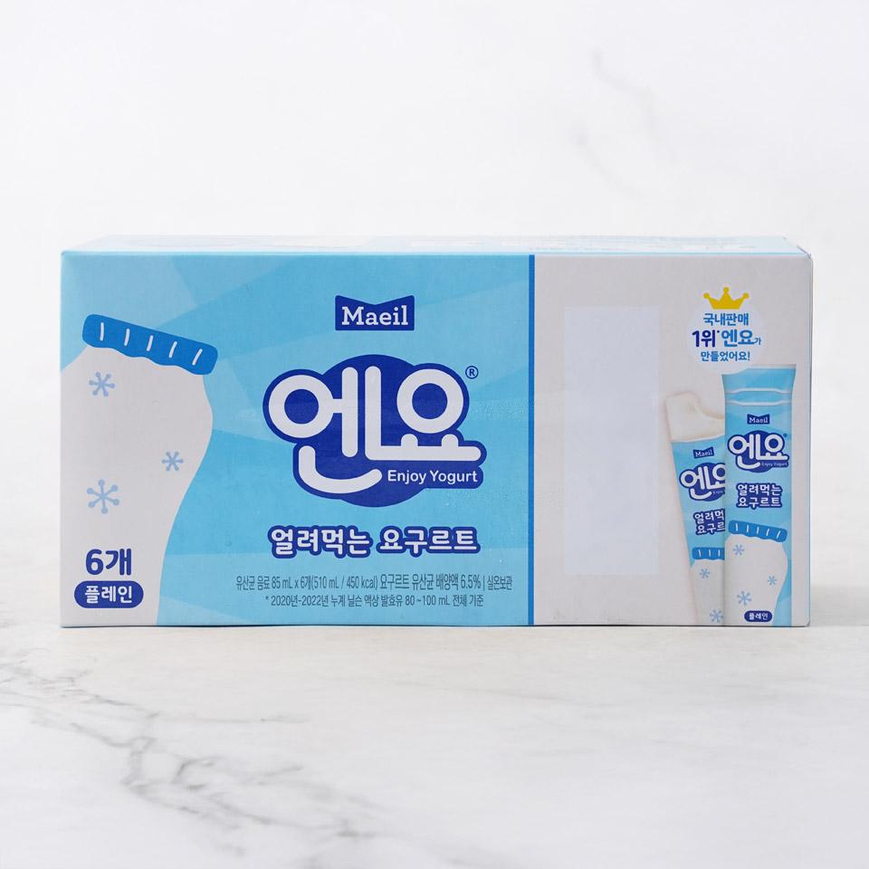메가마트 매일 얼려먹는요구르트엔요 85mlx6 - 상품 이미지