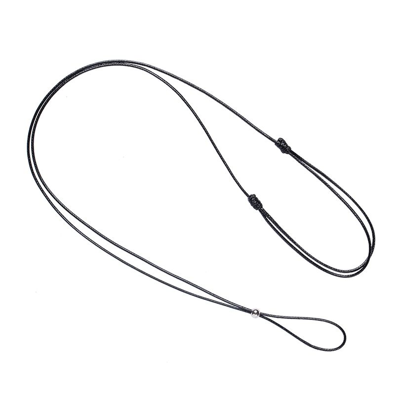 분실방지 커플 목걸이줄 넥스트랩 범용 조절식 펜던트 블랙1.0mm-치앙마이 고은 - 상세 이미지 5