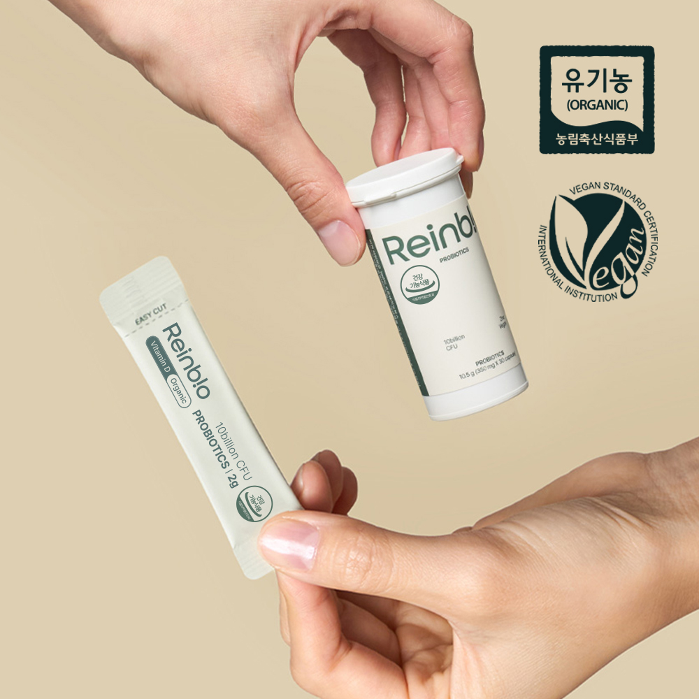 라인비오 비건&유기농 100억 프리미엄 프로바이오틱스 락토프리 유당 없는 유산균 30캡슐+30포 세트
