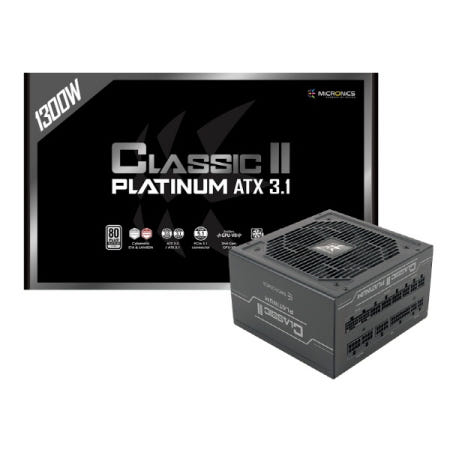 마이크로닉스 Classic II 1300W 80PLUS플래티넘 ATX3.1 블랙