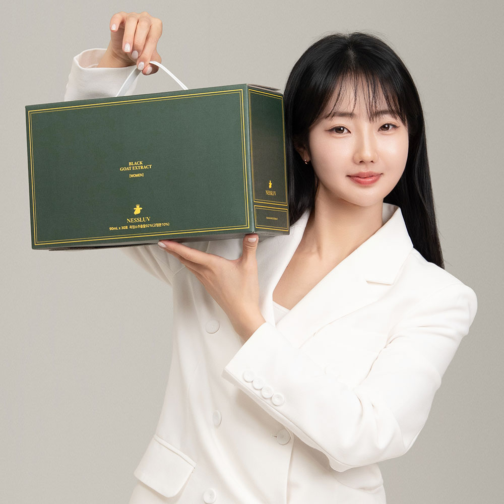 네스럽 흑염소진액 엑기스 흑염소즙 흙염소 효능 90ml x 60포 여성용 - 상세 이미지 2