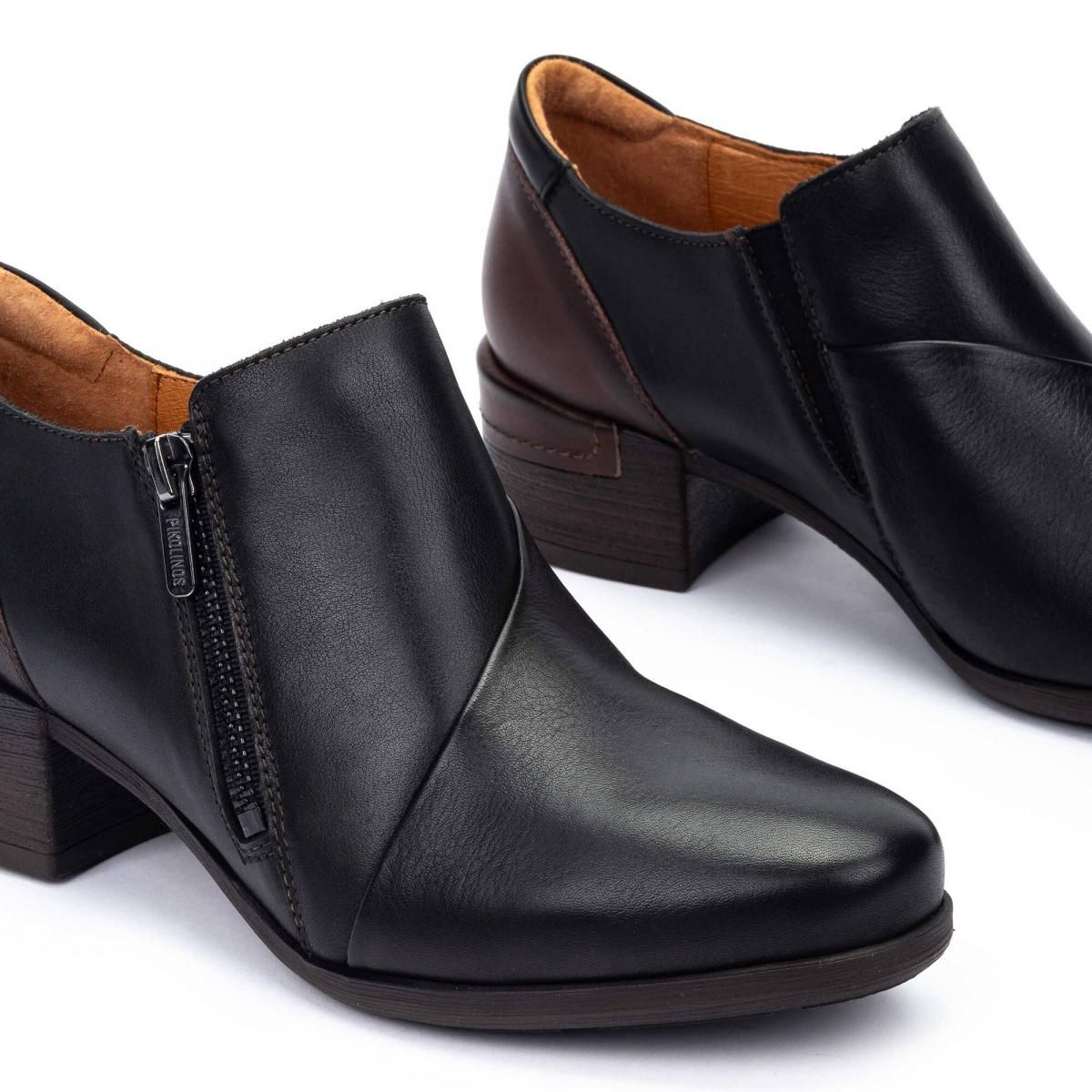피콜리노스 컴포트 블록힐 펌프스 MALAGA W6W-5902C1 BLACK - 상세 이미지 3