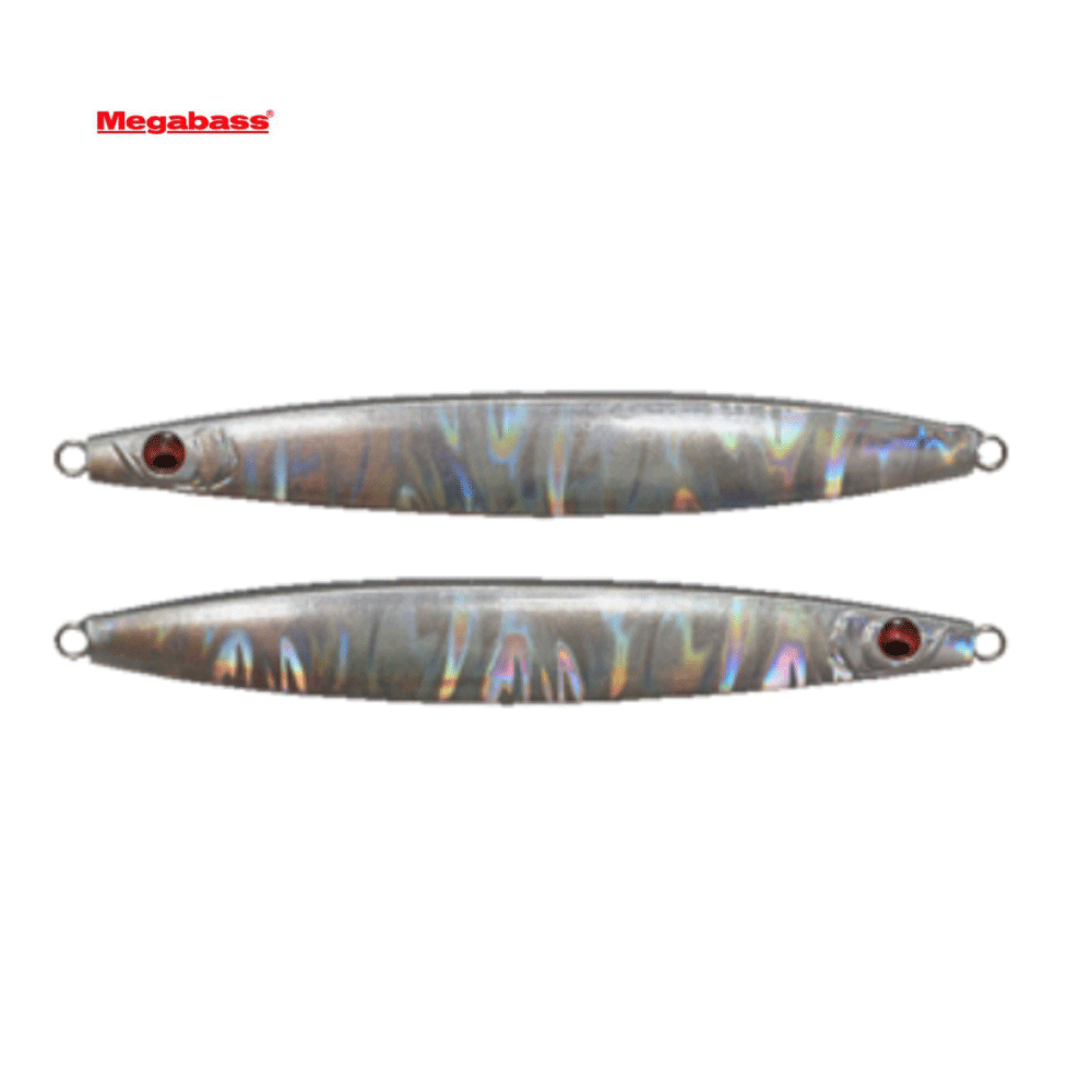 메가배스 슬래쉬비트 갈치 지깅 텐빈 텐야 바다 루어 낚시 메탈 지그 실버, 100g - 메인 이미지