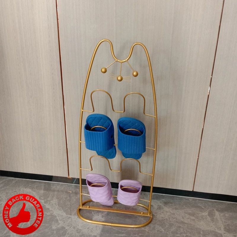 통 소품 디자인 인테리어 디스플레이 위스키 카페 숙성용 블랙 럭키캣슬리퍼랙 - 상세 이미지 2
