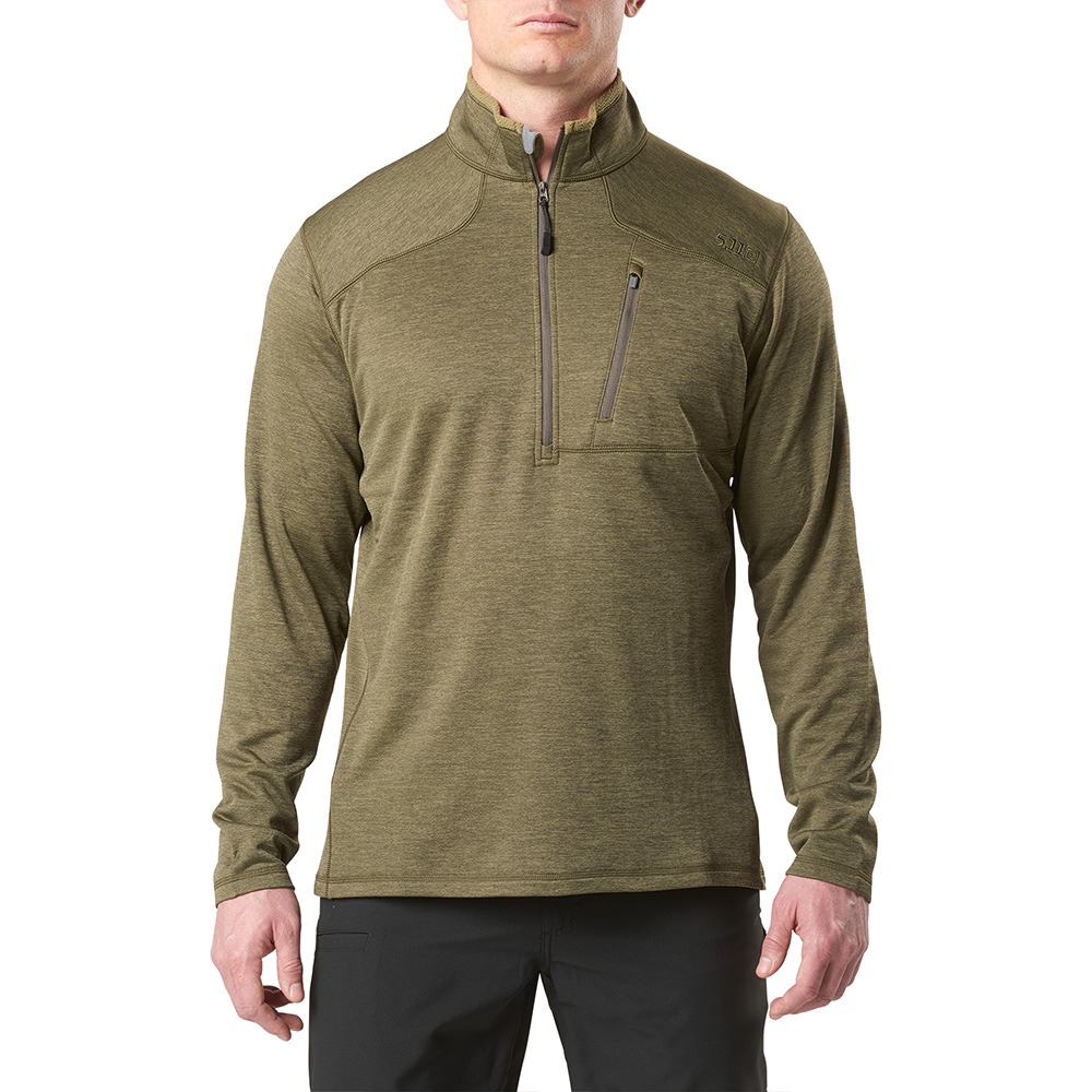 5.11 택티컬 레콘 플리스 하프 집업 (툰드라) - Recon HLF ZP Fleece (Tundra) - 상세 이미지 2