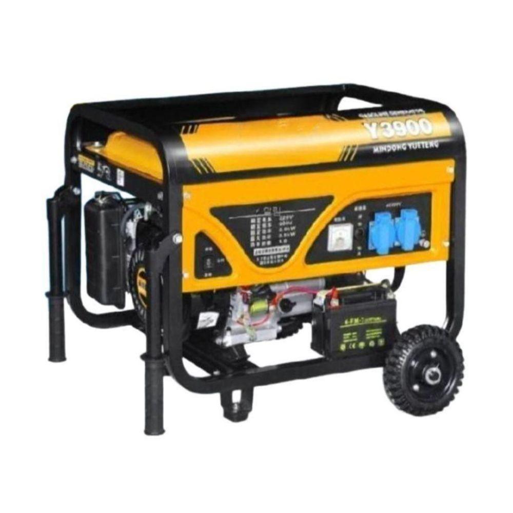 가정용 저소음 가솔린 발전기 비상 휴대용 4000W 가솔린 220V+바퀴 - 상품 이미지
