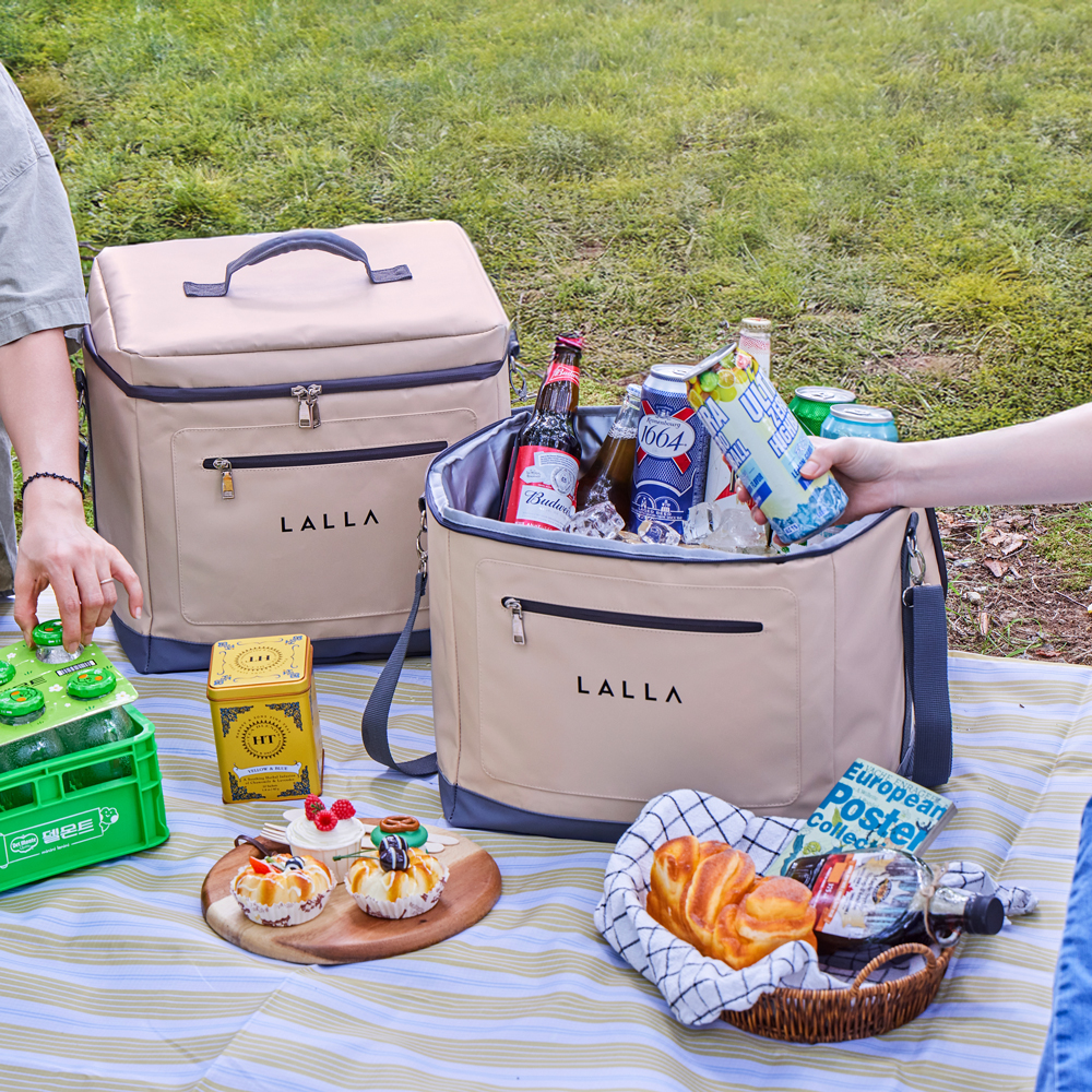 랄라 보냉백 캠핑 쿨러백 휴대용 차량용 보온 보냉가방 대용량 캠핑용 아이스박스 36L