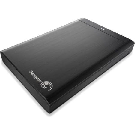 [해외](구형 모델) Seagate 백업 플러스 1TB 휴대용 외장 하드 드라이브 USB 3.0 (블랙)(STBU1000100)