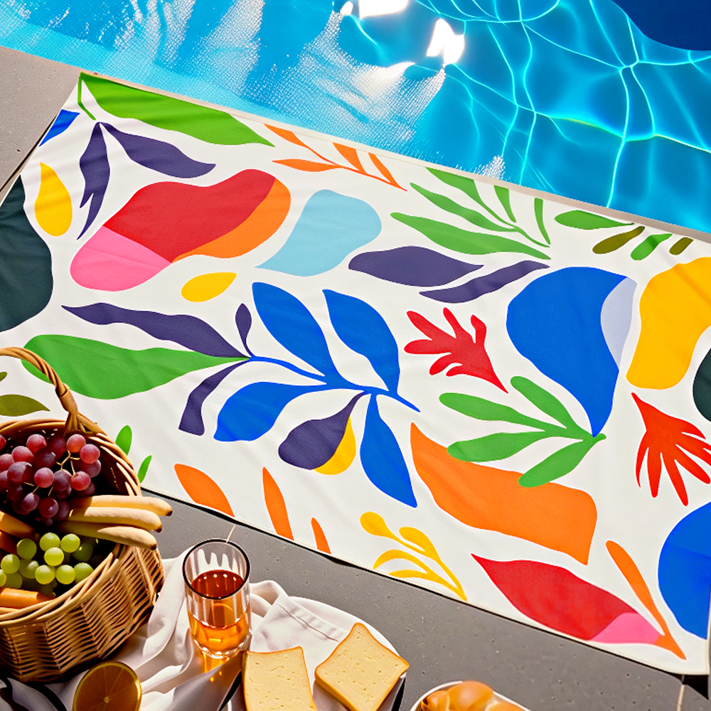 프리미엄 비치타올 특대형 극세사 대형 물놀이 타월 큰 수건 뮤즈플로우