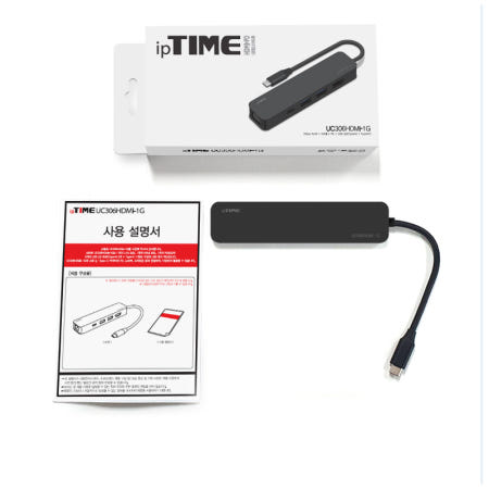 USB Multi USB 3.1 Type-C 인터페이스를 기반하여 LAN포트 HDMI포트 PD포트 결합된 멀티 허브 UC306HDMI-1G