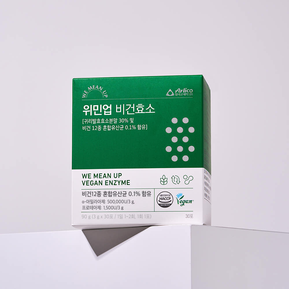 위민업 비건효소 12종 귀리 발효효소분말 및 혼합유산균 함유 1개월분 30포, 4개 - 상품 이미지