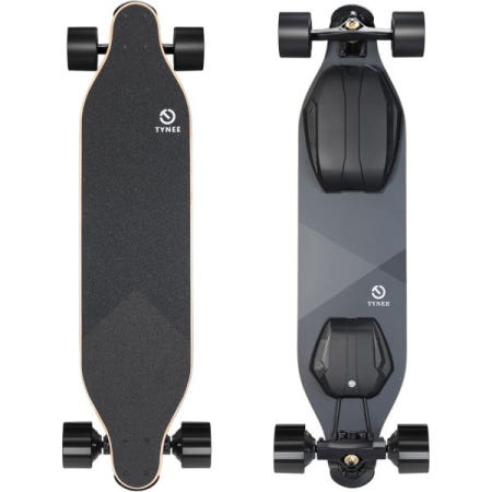 [해외]TYNEE 울트라 일렉트릭 스케이트보드 및 롱보드, 12S 50.4V 고전압 취미 윙 ESC, 12S2P 216WH 배터리, 550W 허브 모터 2대. 시속 31마일/50k