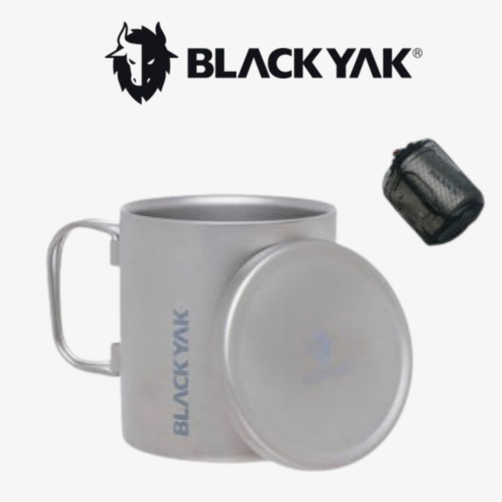 블랙야크 등산 캠핑 티탄 더블컵 300ml 손잡이접이식 보온 보냉컵 2BYXXX4949 - 상품 이미지