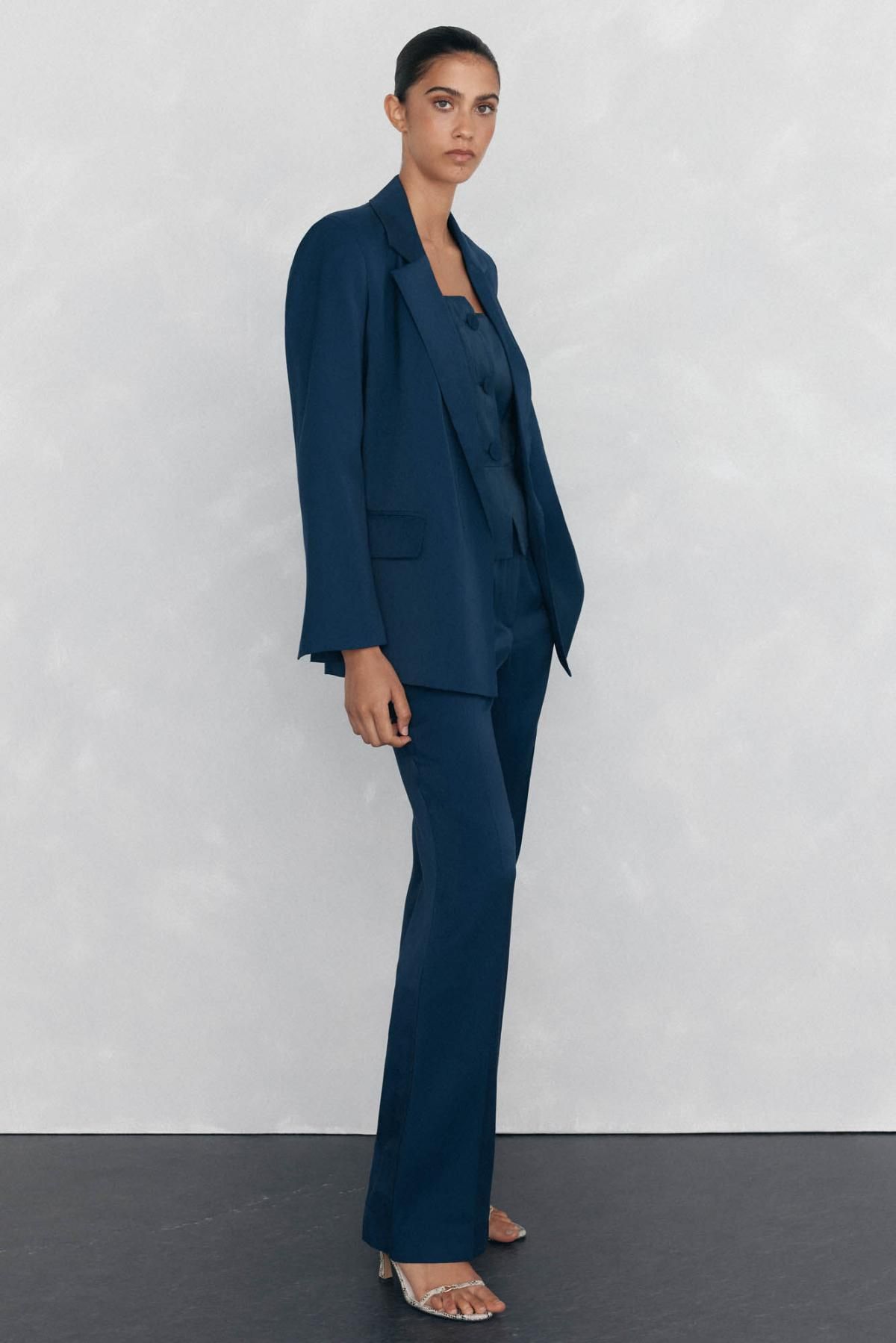 페드로 델 이에로 에코베로 롱 플레어 팬츠 7602509 AZUL - 상세 이미지 5