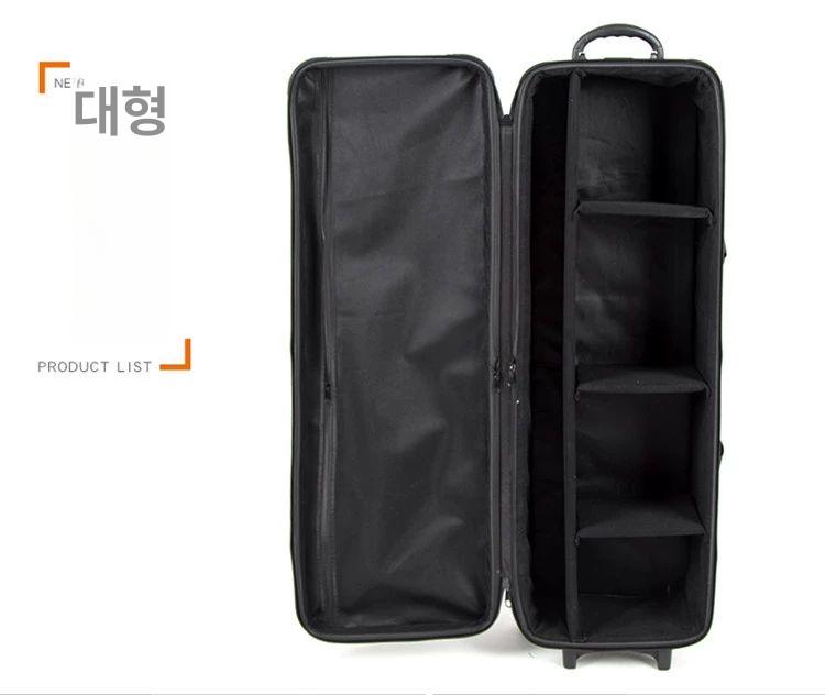 바퀴 달린 캐리어 구루마 핸드카트 보냉 시장가방 구르마 CB-03A 길이 127 39 31cm - 상세 이미지 3