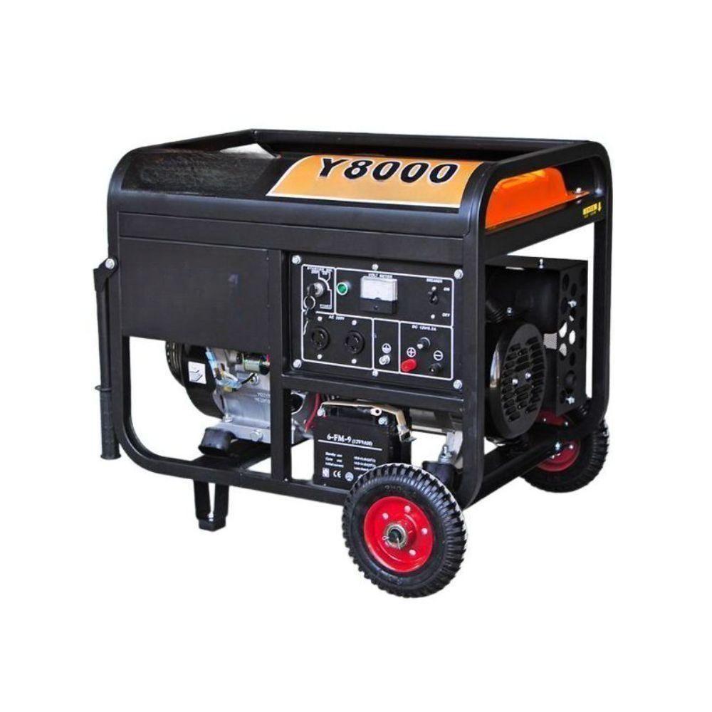가정용 저소음 가솔린 발전기 비상 휴대용 4000W 가솔린 220V+바퀴 - 상세 이미지 2