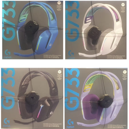 로지텍 [로지텍G] G733 Lightspeed 무선 가상7.1ch PC헤드셋 라일락 GD [로지텍 코리아 정품]