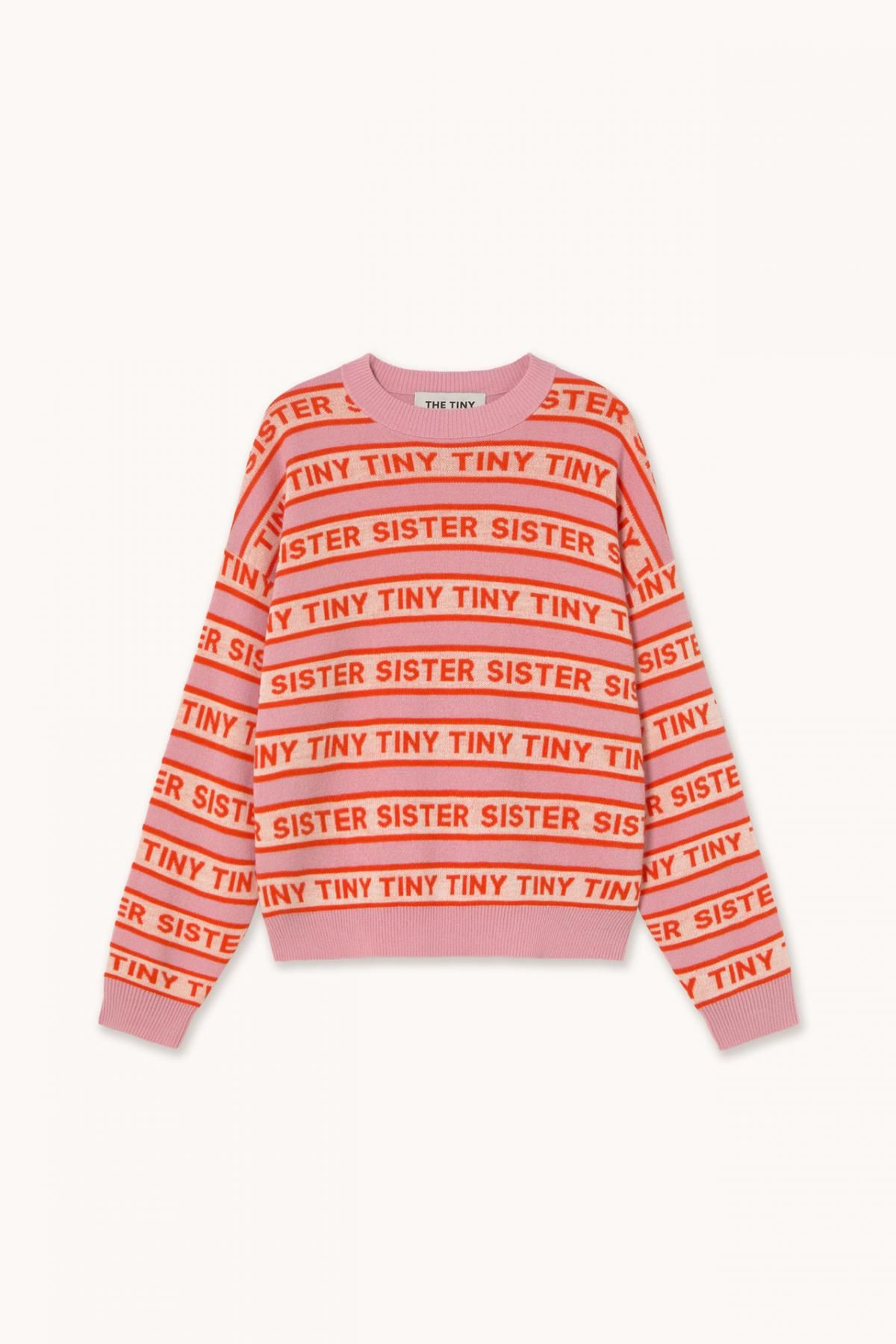 타이니코튼 와일드 로즈 루카 자카드 스웨터 AW25-676P21 ONE COLOR - 상품 이미지