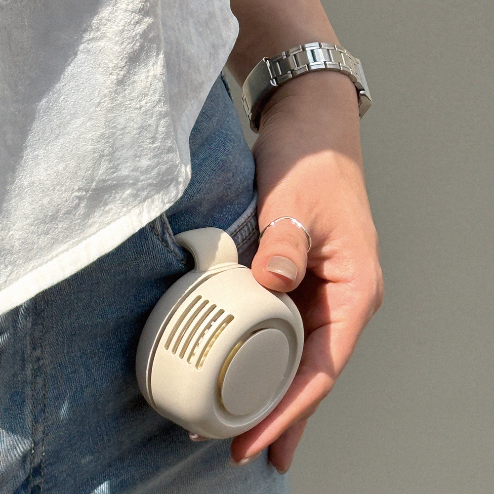 부이 클립 선풍기 핸즈프리 360도 회전 무선 집게형 유모차 골프 휴대용 선풍기