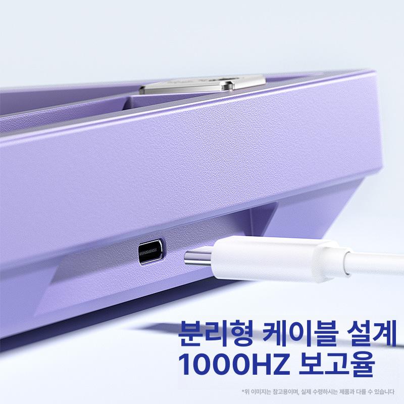 AULA F99 독거미 키보드 타란튤라 아우라 기계식 조약돌 Leobog 그린축 크림 화이트 보라 회색 나무 축 V3-원본 - 상세 이미지 5