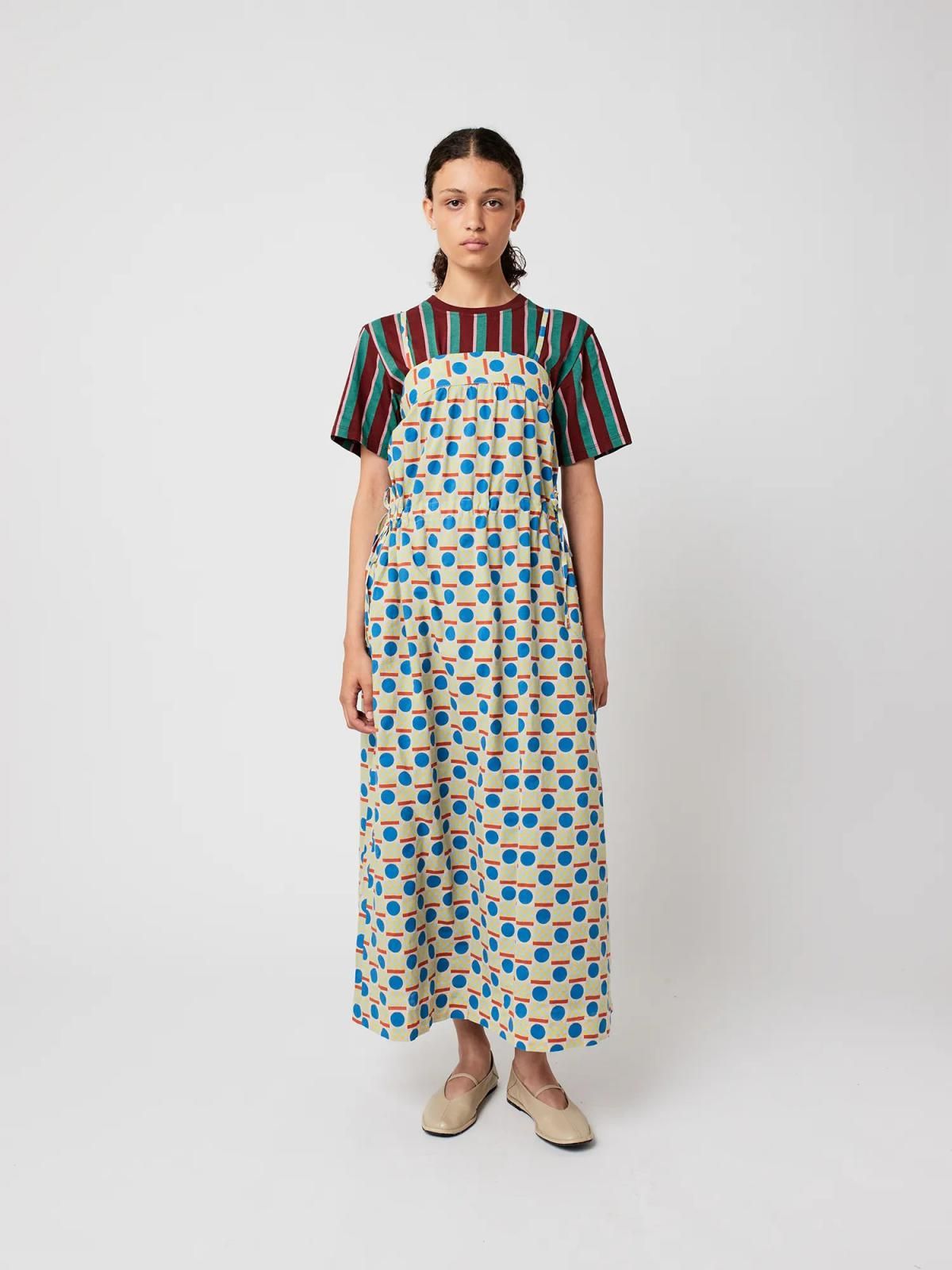 보보쇼즈 멀티컬러 지오메트릭 패턴 스트랩 롱 원피스 B225AD051 ONE COLOR - 상세 이미지 2