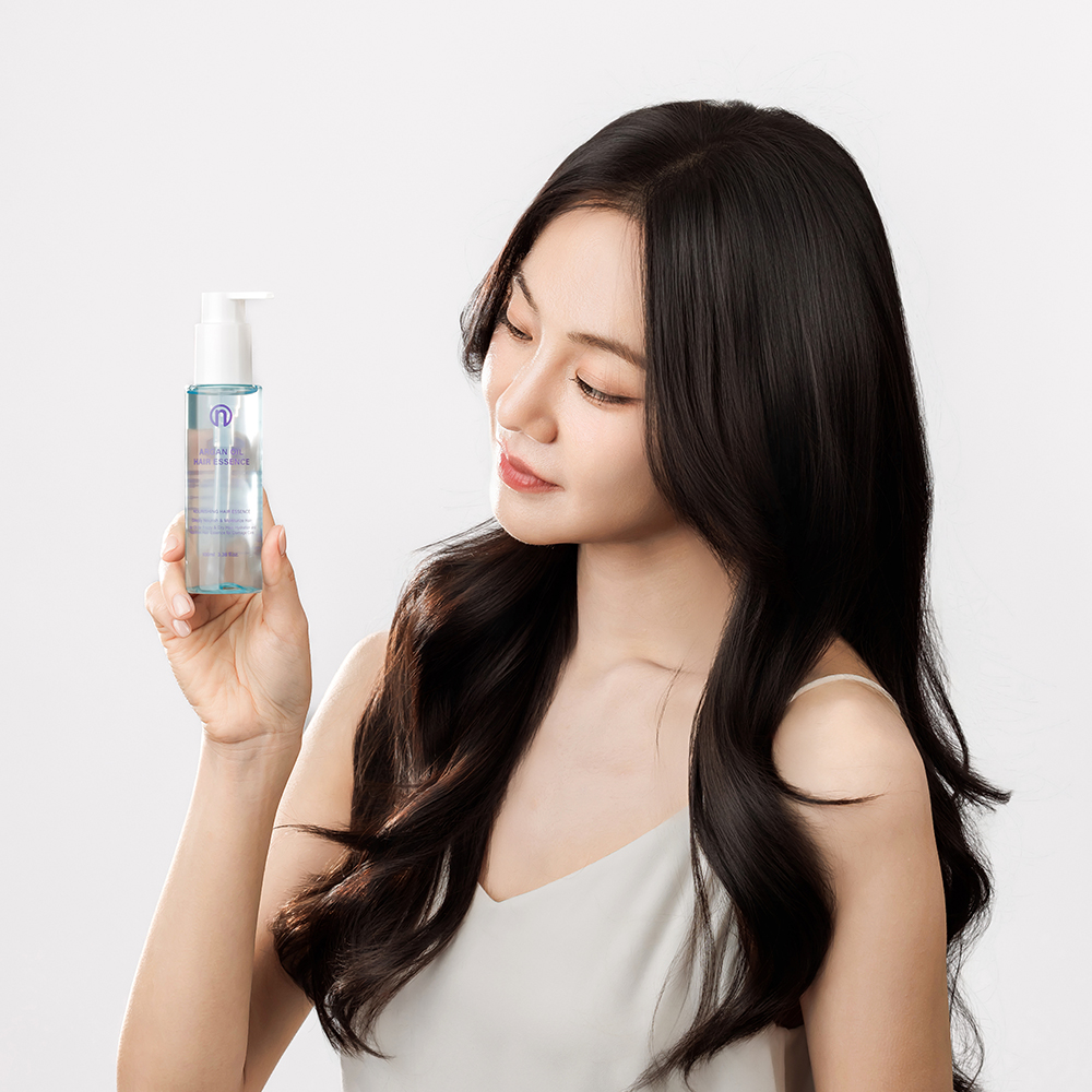 더나플러스 아르간 오일 한지은 헤어 에센스 100ml 손상모 볼륨 영양 케어 - 상세 이미지 5
