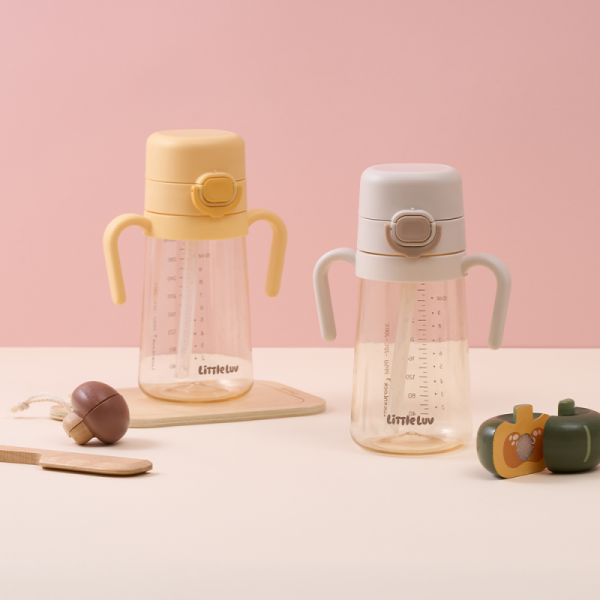 리틀럽 원터치 PPSU 양손 빨대컵 400ml (HAP916)