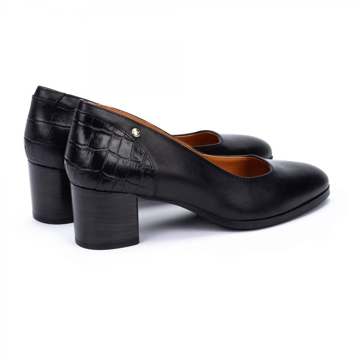 피콜리노스 프리미엄 컴포트 블록힐 펌프스 CALAFAT W1Z-5920C1 BLACK - 상세 이미지 4
