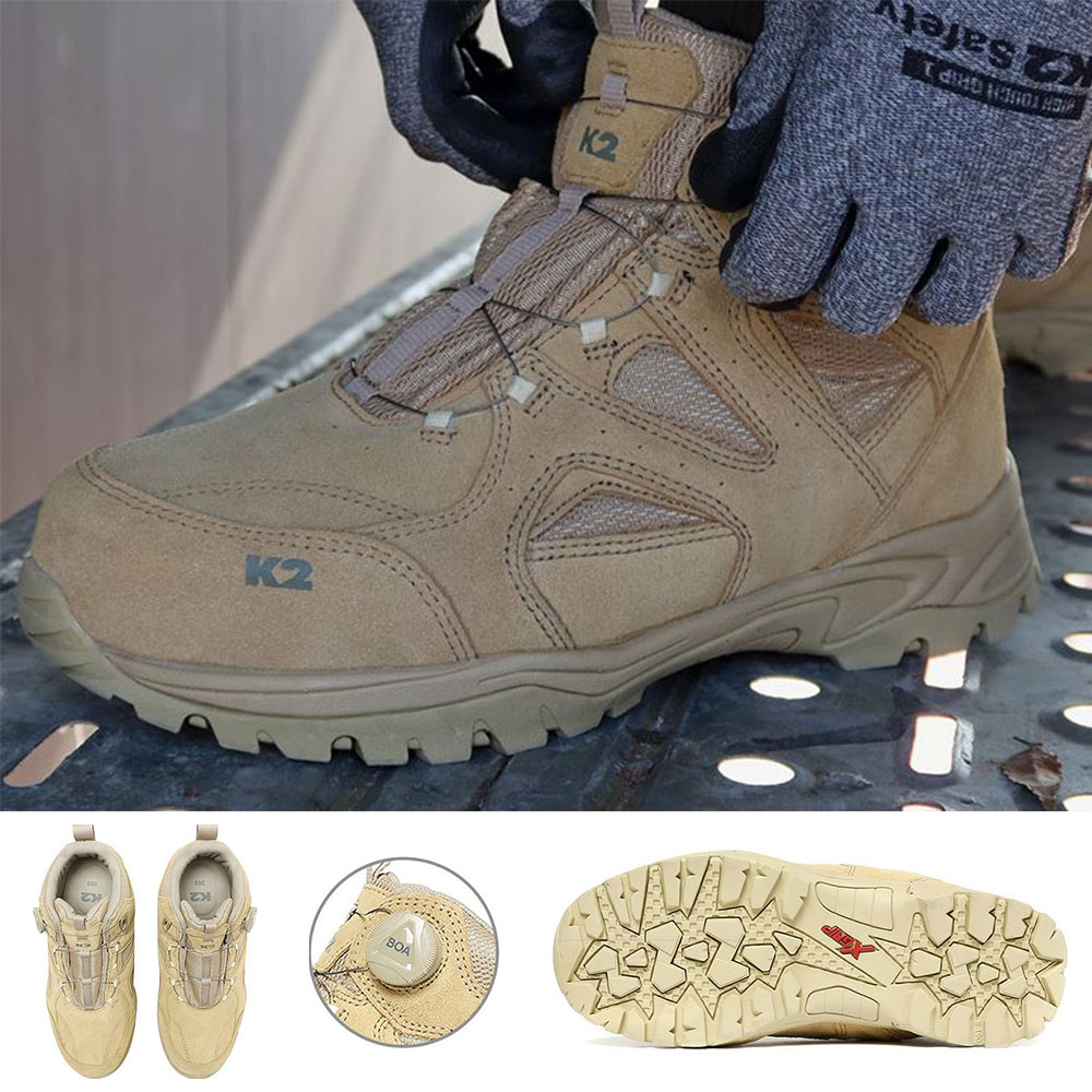 에어메쉬 다이얼 안전화 산업 파이론 쿠션 마모방지 작업화