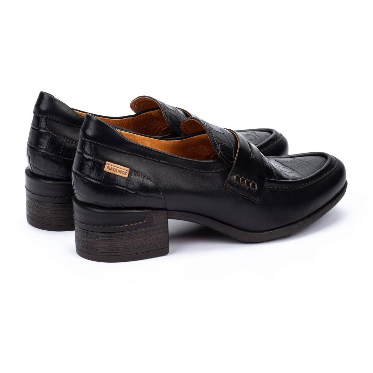 피콜리노스 청키힐 컴포트 힐 펌프스 MALAGA W6W-3916C1 BLACK - 상세 이미지 4