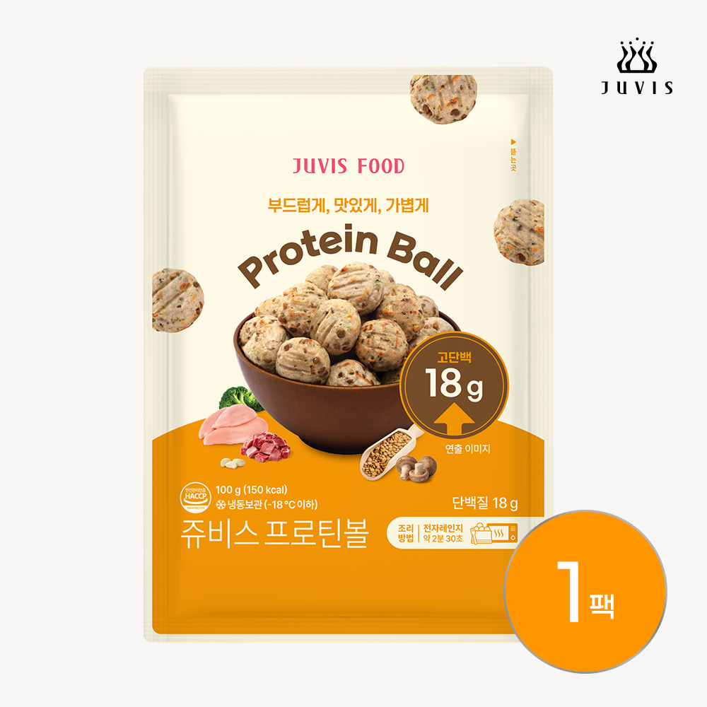 [쥬비스] 프로틴볼 100g, 1개 - 상품 이미지