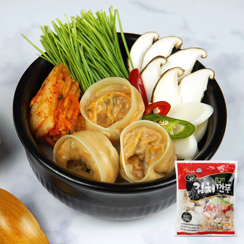 자연가득 김치손만두 640g, 1.4kg - 상세 이미지 2