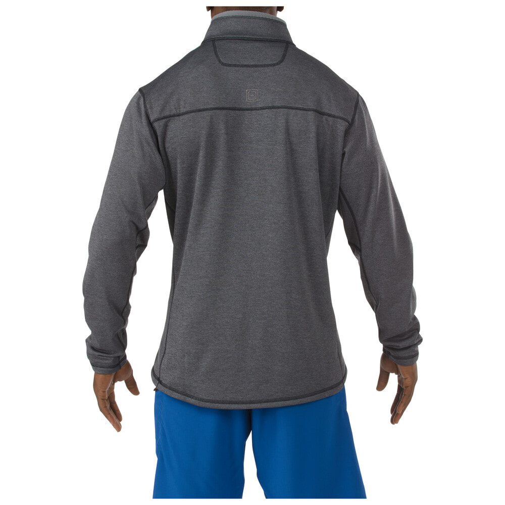 5.11 택티컬 레콘 플리스 하프 집업 (블랙) - Recon HLF ZP Fleece (Black) - 상세 이미지 2