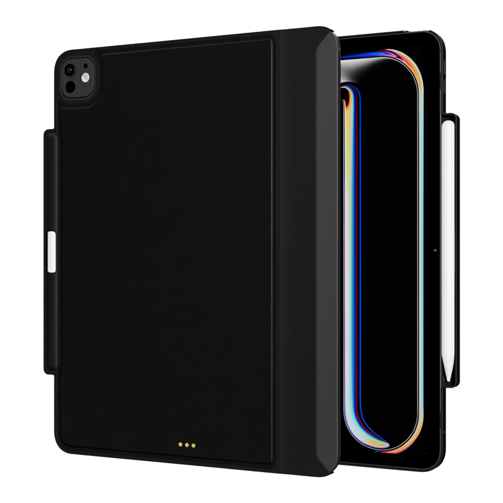 니케 아이패드 매직키보드 호환 케이스 에어맥이지프로 블랙, 아이패드 프로 33cm(13인치) M4 7세대