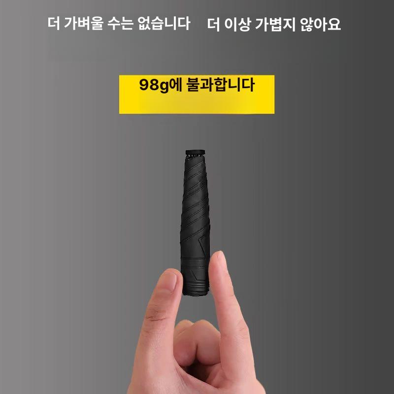 카본우산 가벼운 초경량 대형 의전용 자외선차단 초경량 자동 핑크 L코드 블랙라미 - 상세 이미지 2