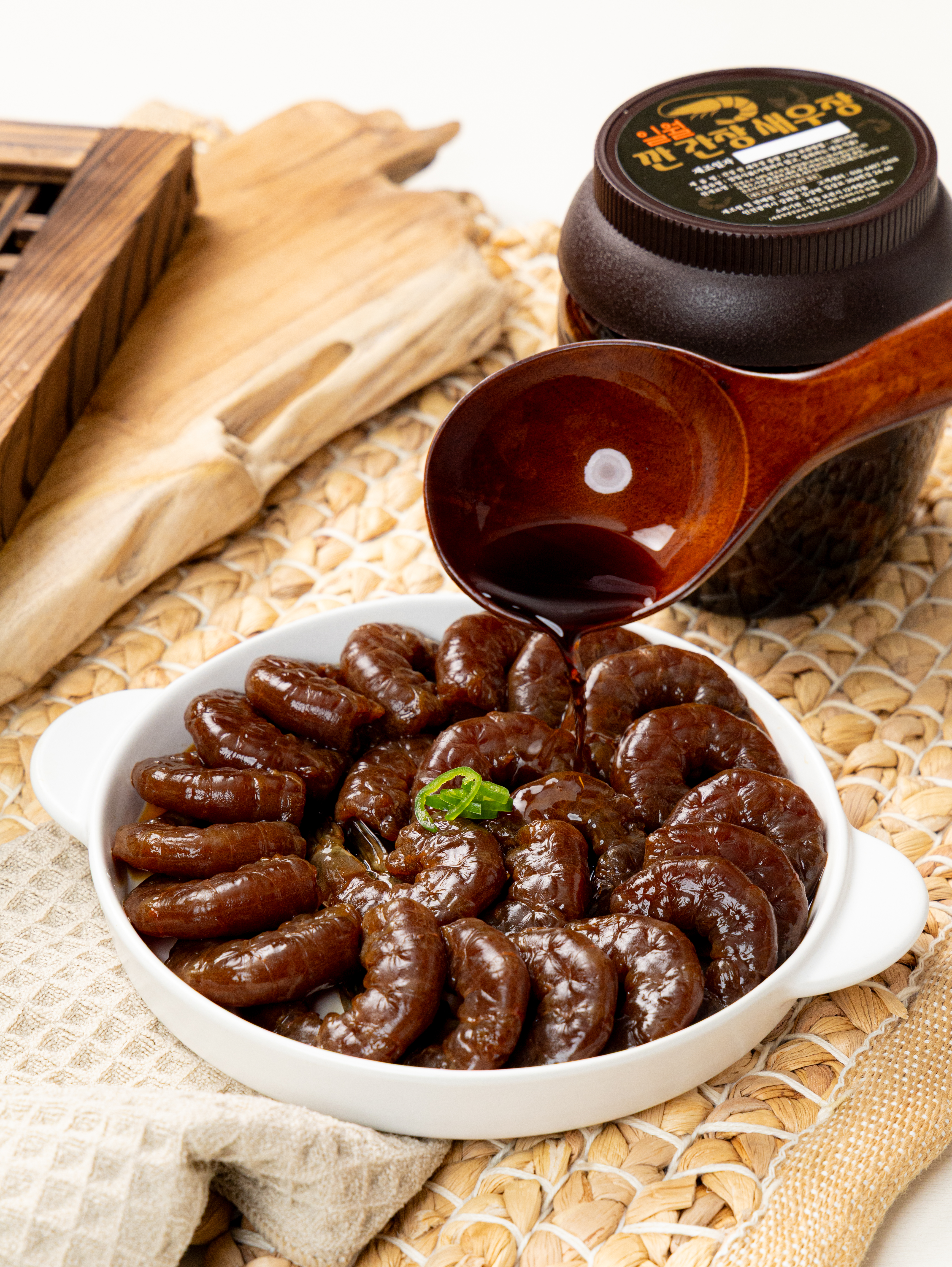 일월식품 수제 간장/양념 깐새우장 1kg 이미지 7