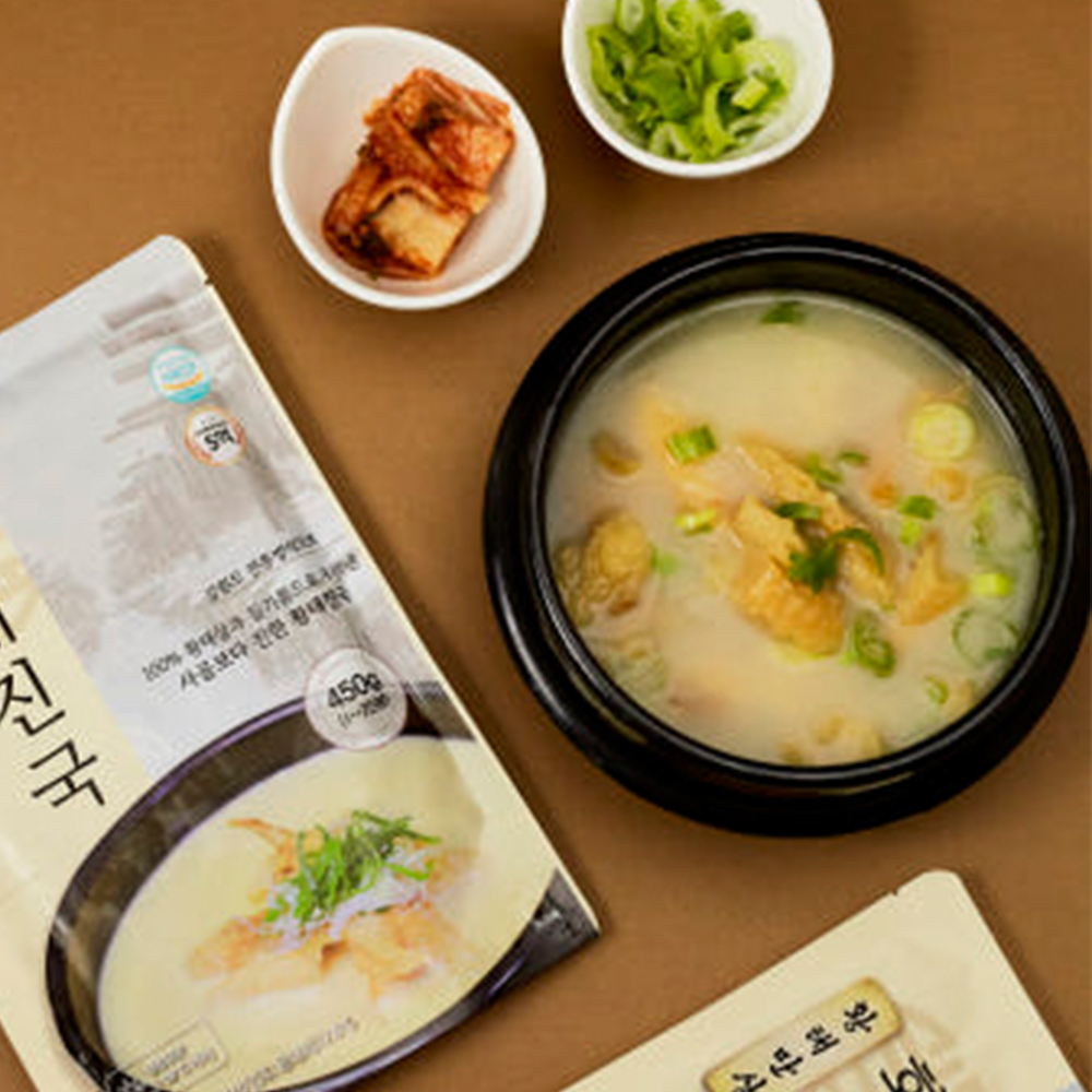[정말 진한] 용대리 황태 보양진국 450g 딱 1인분/ 황태진국 속초맛집 보약같은 - 상세 이미지 2