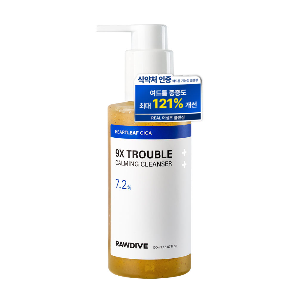 [균 클렌저] 로다이브 어성초 9배 균제거 트러블 제로 앰플 젤 클렌징 150ml, 1개 제품 이미지