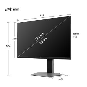 TCL QD-Mini LED 모니터 27G64 QHD 180Hz 상세 이미지 8