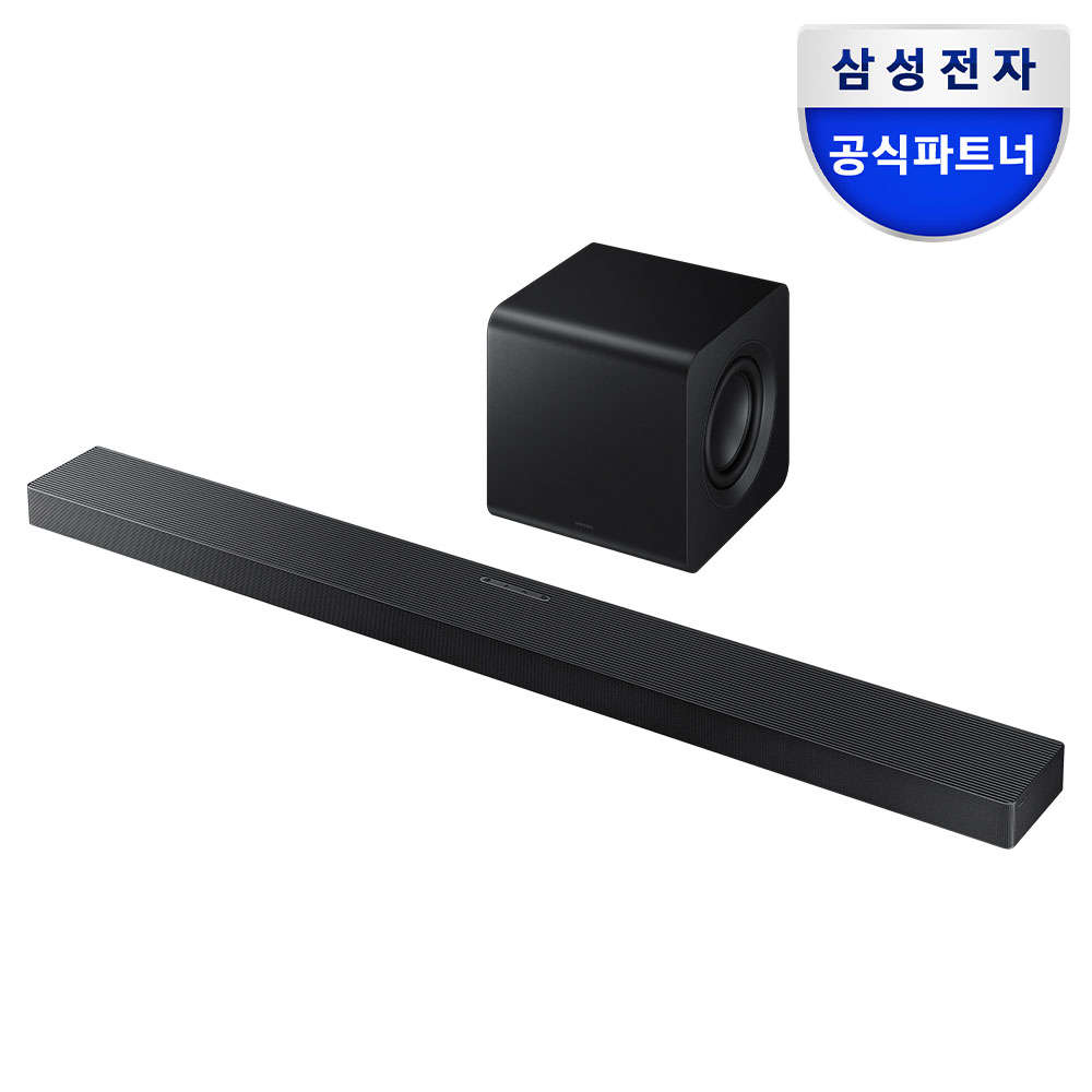 삼성 사운드바 스피커 HW-QS700F/KR 3.1.2채널 서브우퍼 블루투스 Q심포니 리모컨