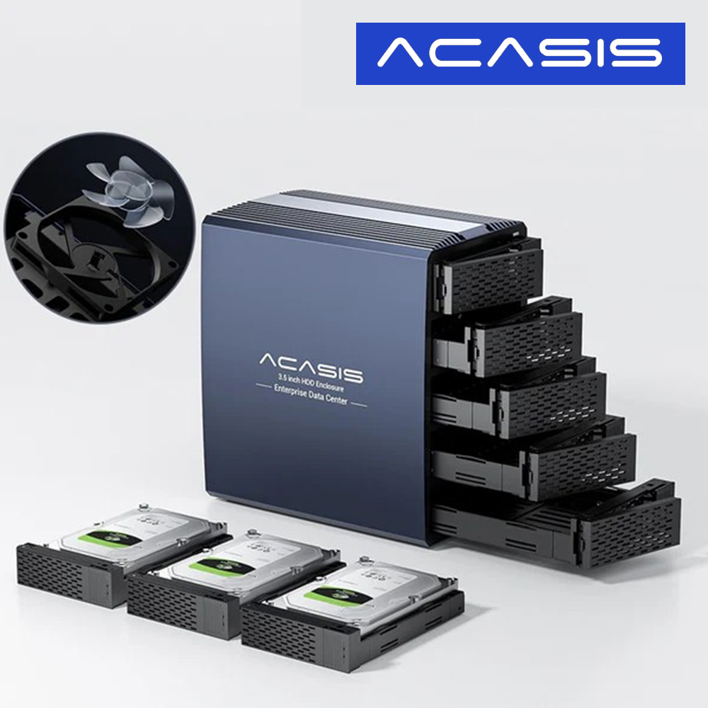 ACASIS 아카시스 EC-7355 RAID 5베이 외장스토리지 DAS 외장하드 케이스 - 상세 이미지 3