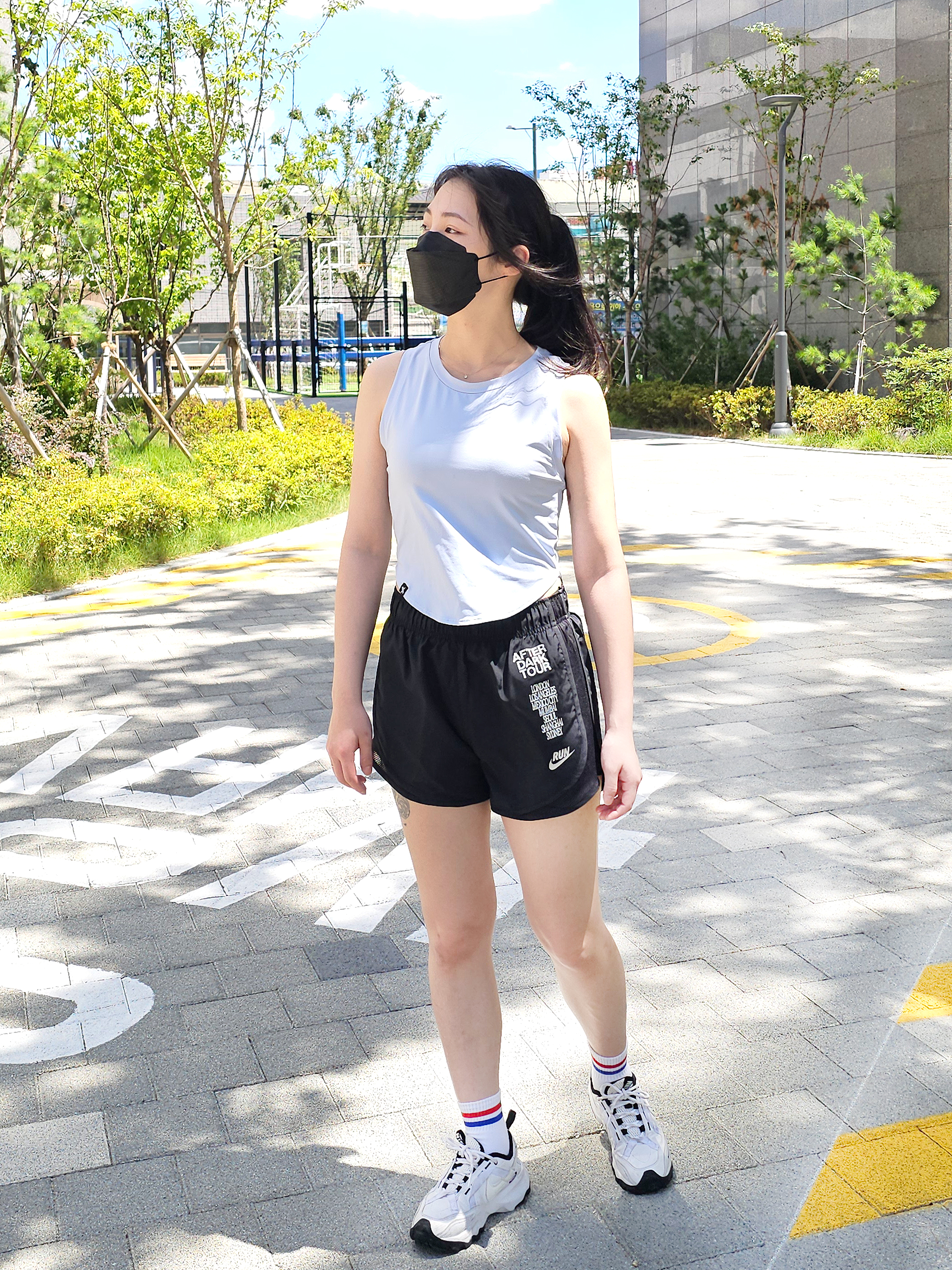 나이키 여성 러닝반바지 우븐 브리프 쇼츠 시티 돌핀팬츠 IF4135블랙, S 이미지 8