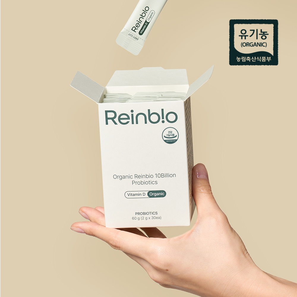 라인비오 유기농 100억 프리미엄 락토프리 프로바이오틱스 유당없는 비타민D 유산균 30포, 1개